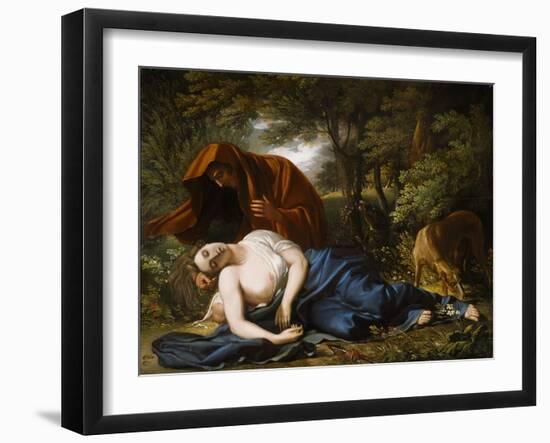 The Death of Procris, 1770, Retouched 1803-Benjamin West-Framed Giclee Print