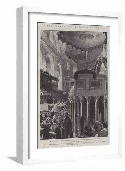 The Death of Queen Victoria-G.S. Amato-Framed Giclee Print