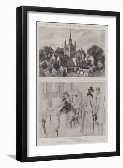 The Death of Queen Victoria-William Henry James Boot-Framed Giclee Print