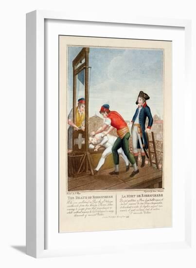 The Death of Robespierre 28th July 1794-J. Beys-Framed Giclee Print