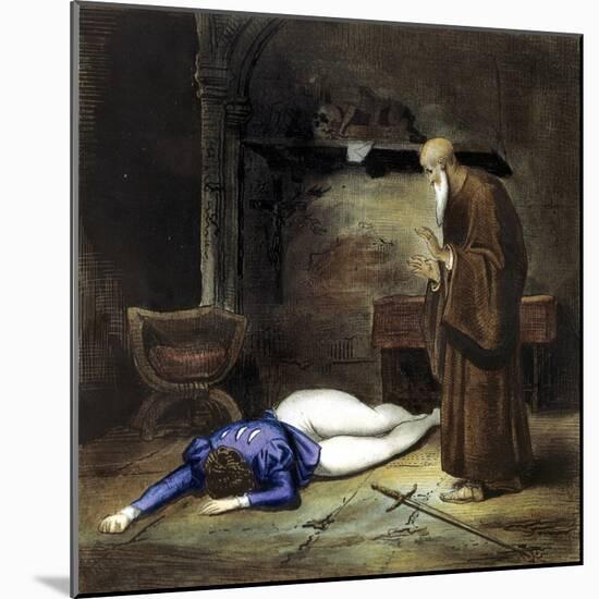 The Death of Romeo, 19th Century-null-Mounted Giclee Print