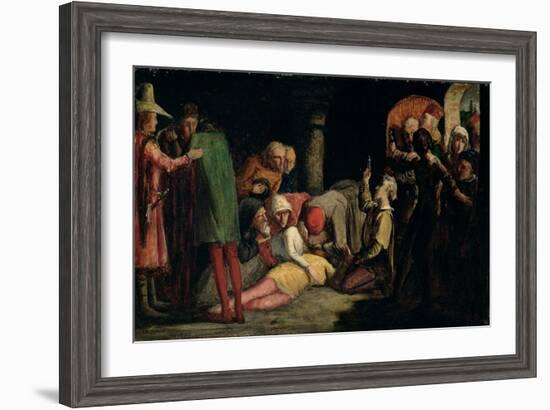 The Death of Romeo and Juliet, C.1848-John Everett Millais-Framed Giclee Print