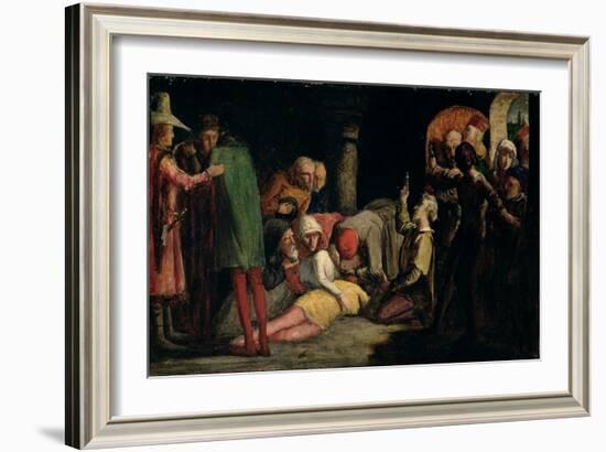 The Death of Romeo and Juliet, C.1848-John Everett Millais-Framed Giclee Print