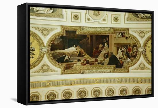 The Death of Romeo and Juliet-Gustav Klimt-Framed Stretched Canvas