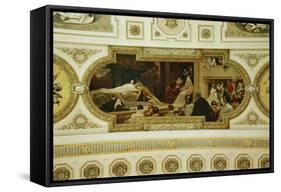 The Death of Romeo and Juliet-Gustav Klimt-Framed Stretched Canvas