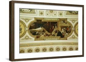 The Death of Romeo and Juliet-Gustav Klimt-Framed Giclee Print