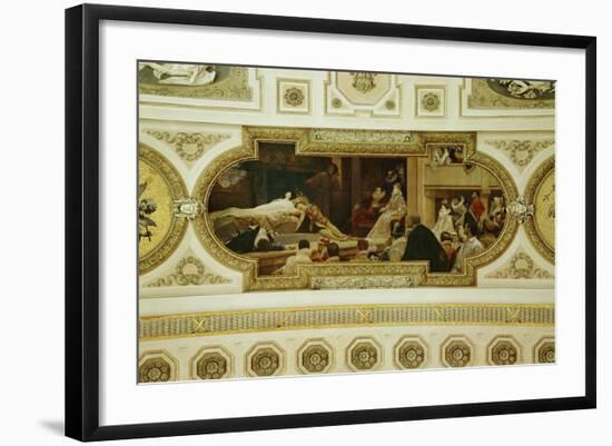 The Death of Romeo and Juliet-Gustav Klimt-Framed Giclee Print
