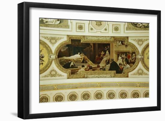 The Death of Romeo and Juliet-Gustav Klimt-Framed Giclee Print