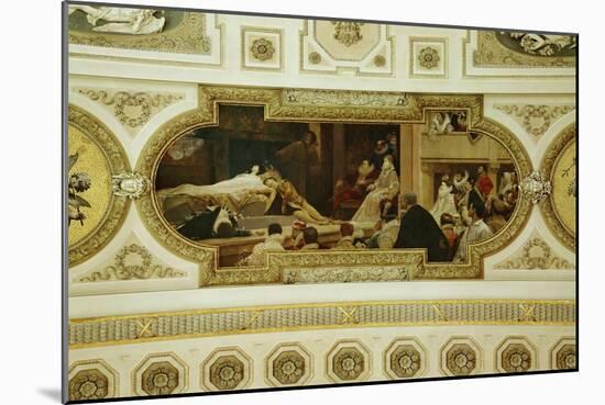 The Death of Romeo and Juliet-Gustav Klimt-Mounted Giclee Print