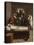 The Death of Saint Bernard, Ca. 1545-Juan Correa de Vivar-Stretched Canvas