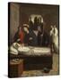 The Death of Saint Bernard, Ca. 1545-Juan Correa de Vivar-Stretched Canvas