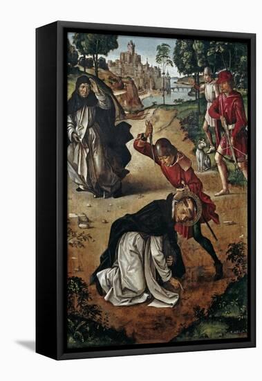 The Death of Saint Peter of Verona, 1493-1499-Pedro Berruguete-Framed Stretched Canvas