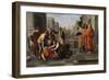 The Death of Sapphira, 1652-Nicolas Poussin-Framed Giclee Print