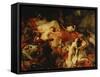 The Death of Sardanapal-Eugene Delacroix-Framed Stretched Canvas