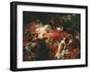 The Death of Sardanapalus, 1844 (Oil on Canvas)-Ferdinand Victor Eugene Delacroix-Framed Giclee Print