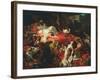 The Death of Sardanapalus, 1844 (Oil on Canvas)-Ferdinand Victor Eugene Delacroix-Framed Giclee Print