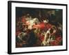 The Death of Sardanapalus, 1844 (Oil on Canvas)-Ferdinand Victor Eugene Delacroix-Framed Giclee Print