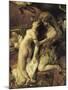 The Death of Sardanapalus-Eugene Delacroix-Mounted Giclee Print