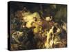 The Death of Sardanapalus-Eugene Delacroix-Stretched Canvas