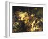 The Death of Sardanapalus-Eugene Delacroix-Framed Giclee Print