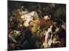 The Death of Sardanapalus-Eugene Delacroix-Mounted Art Print