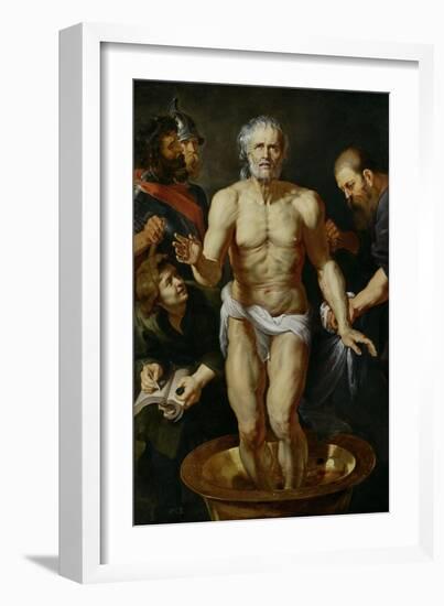 The Death of Seneca, 1612-1615-Peter Paul Rubens-Framed Giclee Print