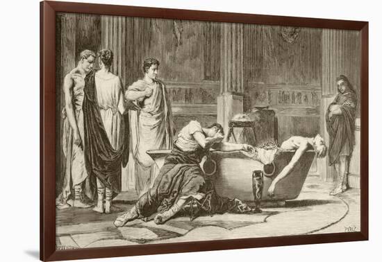 The Death of Seneca-null-Framed Giclee Print