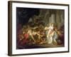 The Death of Seneca-Jacques Louis David-Framed Giclee Print