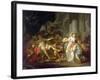 The Death of Seneca-Jacques Louis David-Framed Giclee Print