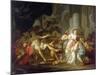The Death of Seneca-Jacques Louis David-Mounted Giclee Print