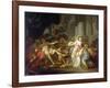 The Death of Seneca-Jacques Louis David-Framed Giclee Print