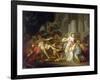 The Death of Seneca-Jacques Louis David-Framed Giclee Print