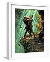 The Death of Sherlock Holmes-null-Framed Giclee Print
