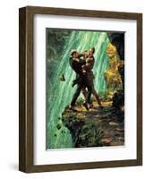 The Death of Sherlock Holmes-null-Framed Giclee Print