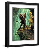 The Death of Sherlock Holmes-null-Framed Giclee Print