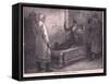 The Death of Siward Ad 1057-Edward Frederick Brewtnall-Framed Stretched Canvas