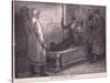 The Death of Siward Ad 1057-Edward Frederick Brewtnall-Stretched Canvas