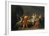 The Death of Socrates, 1787-Jacques Louis David-Framed Giclee Print