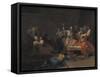 The Death of Socrates, 1787-Jean Francois Pierre Peyron-Framed Stretched Canvas