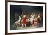 The Death of Socrates, 4th Century Bc-Jacques-Louis David-Framed Giclee Print