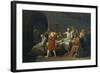 The Death of Socrates-Jacques-Louis David-Framed Giclee Print