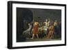 The Death of Socrates-Jacques-Louis David-Framed Premium Giclee Print