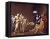 The Death of Socrates-Charles Alphonse Dufresnoy-Framed Stretched Canvas