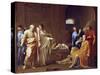 The Death of Socrates-Charles Alphonse Dufresnoy-Stretched Canvas