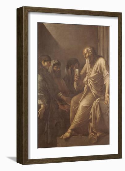 The Death of Socrates-Salvator Rosa-Framed Giclee Print