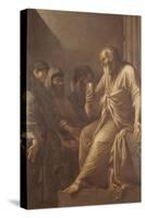 The Death of Socrates-Salvator Rosa-Stretched Canvas