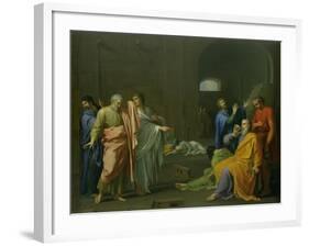 The Death of Socrates-Charles Alphonse Dufresnoy-Framed Giclee Print