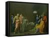 The Death of Socrates-Charles Alphonse Dufresnoy-Framed Stretched Canvas