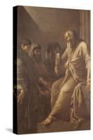 The Death of Socrates-Salvator Rosa-Stretched Canvas