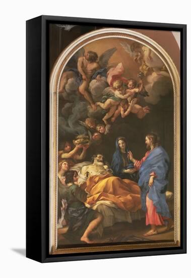 The Death of St. Joseph, 1676-Carlo Maratta or Maratti-Framed Stretched Canvas